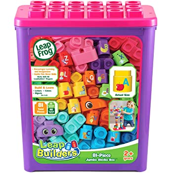 LeapFrog LeapBuilders 81-Piece Jumbo Blocks Box - $12.59 @ Amazon + FSSS