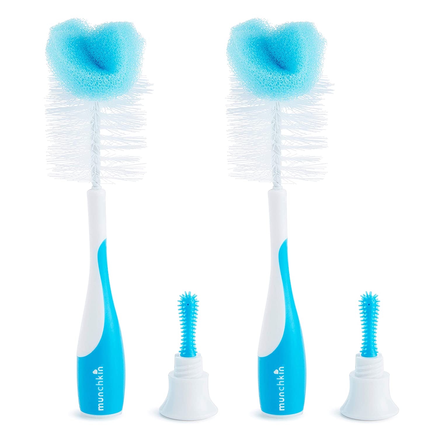 Munchkin Sponge Bottle Brush, 2 Pack, Blue - $4.99 @ Amazon + FSSS