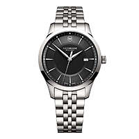 Swiss Army Men's Bracelet Watch - Alliance Black Dial Stainless Steel -- $143.63 w/ code HD389 at MyGiftShop
