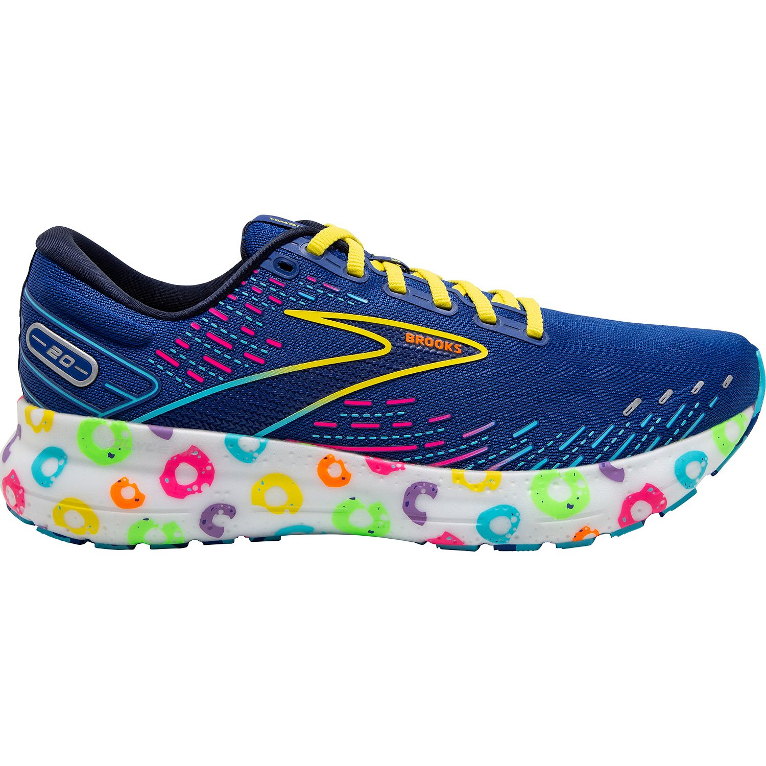 Brooks Men s Glycerin 20 Running Shoes Blue Yellow Color 61.47