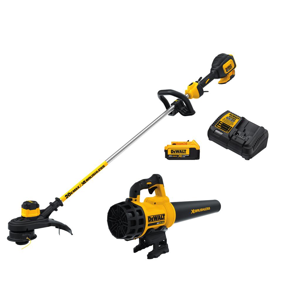 DEWALT 20-Volt Max Lithium Ion Trimmer and Blower Combo $199 B&M