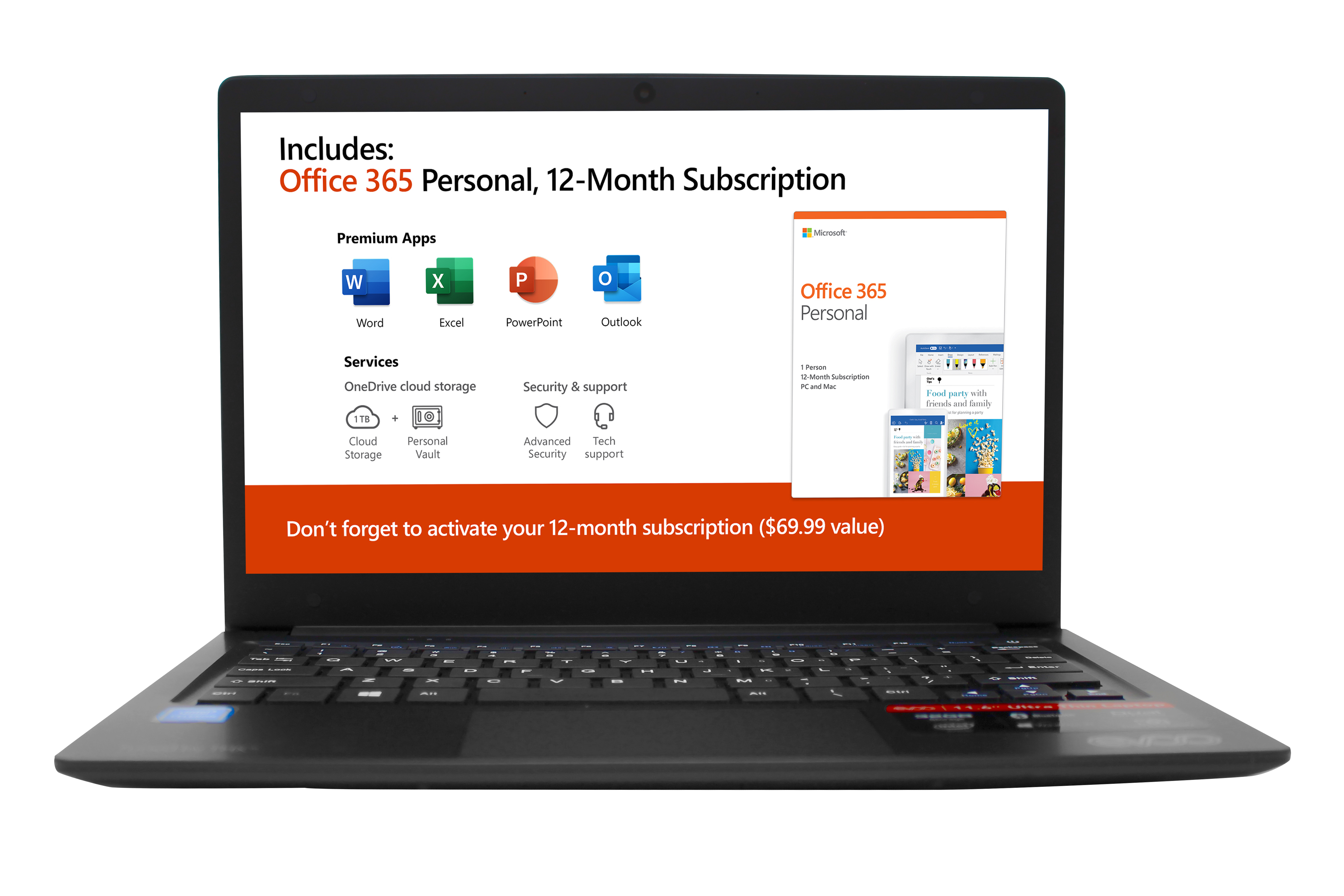 EVOO 11.6" Windows 10 Laptop: 1080p, Dual-Core, 4GB RAM, 32GB Storage $89 &  Free S/H @ Walmart