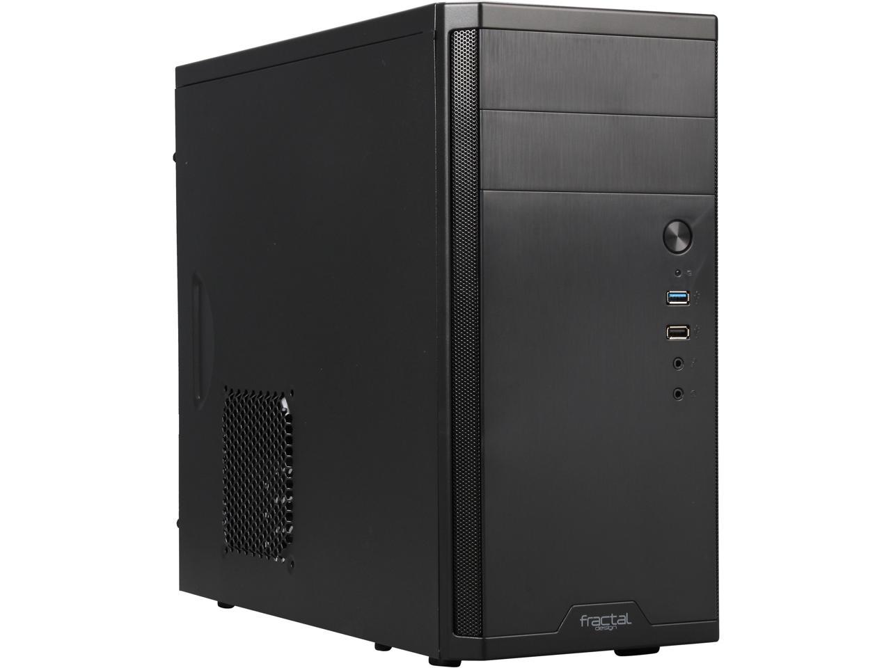 Fractal Design Core 1100 Black Micro ATX Mini Tower Computer Case $30 $29.99