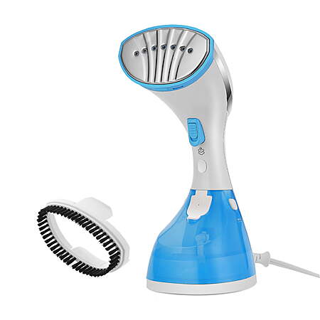 Sunbeam 1200W Handheld Steamer w/ Brush Attachment, Extra Burst of Steam Feature, Blue for $14.99