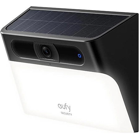 (Cert Refurb) eufy Security Solar Wall Light Camera S120 Wireless Outdoor Camera 2K HD (with 2 yrs warranty) for $47.99
