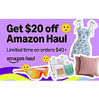 Amazon Haul: Big Spring Haul $20 Off $40+ (Plus Free Shipping Over $25)