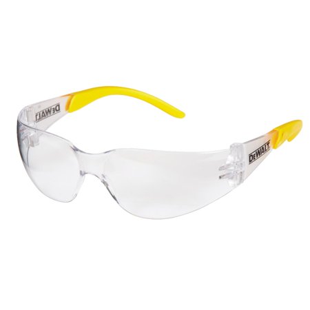 Dewalt DPG54-1D Protector Clear High Performance Lightweight Protective Safety Glasses with Wraparound Frame $2.99