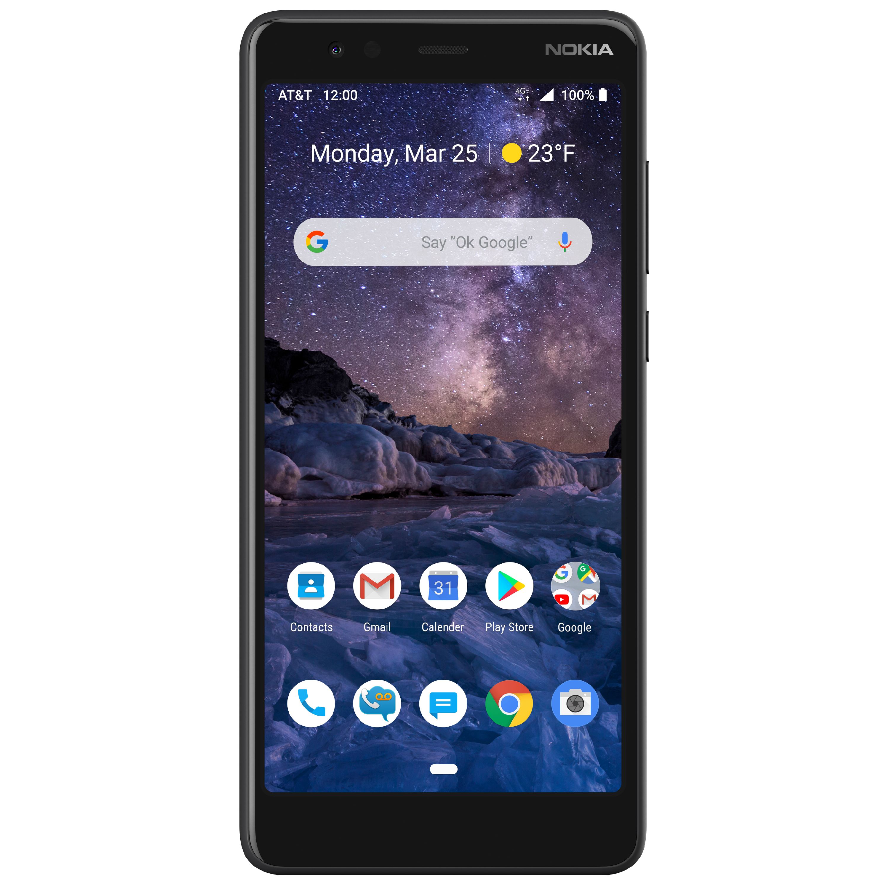 Nokia 3.1 A 2GB/32GB AT&T Prepaid Smartphone - Walmart B&M YMMV $19