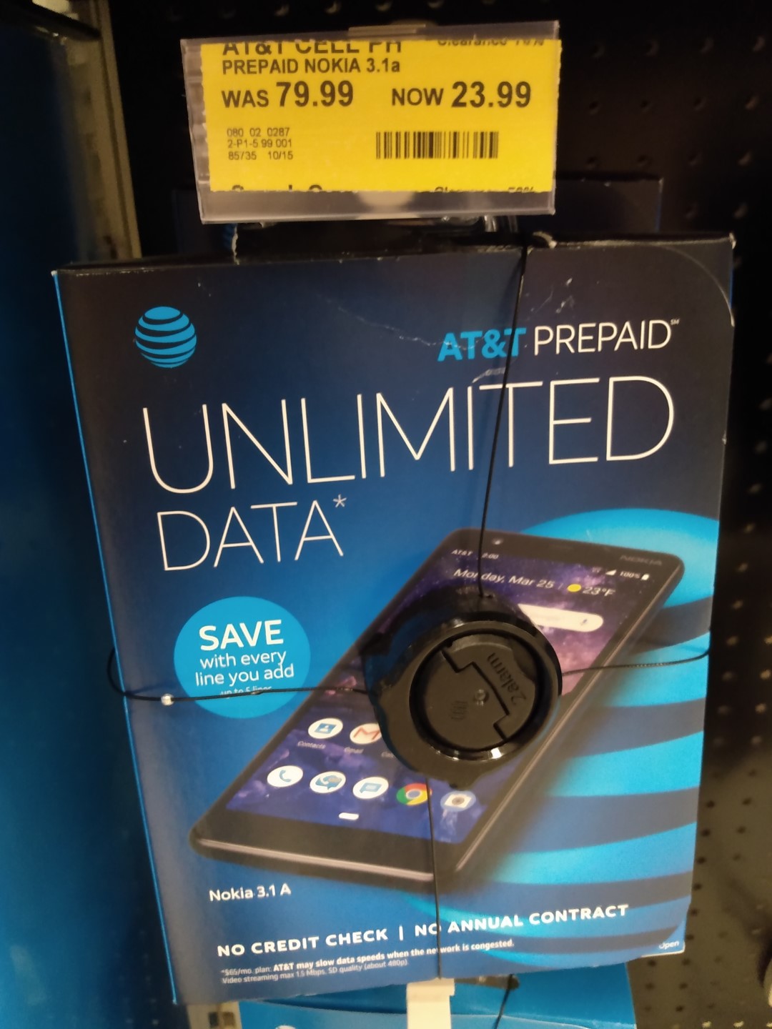 Nokia 3.1 A 2GB/32GB AT&T Prepaid Smartphone - Target B&M YMMV $23.99