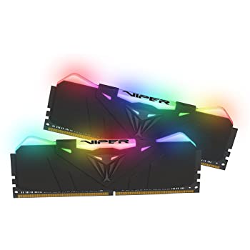 Patriot Viper RGB Series 32GB (2 x 16GB) 3600MHz kit w/Black heatshield $139.99