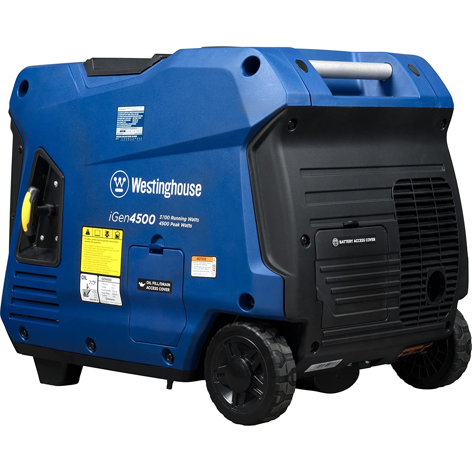 Westinghouse iGen4500 Super Quiet Portable Inverter Generator - 3700 Rated Watts and 4500 Peak Watts - Gas Powered - CARB Compliant $755.58