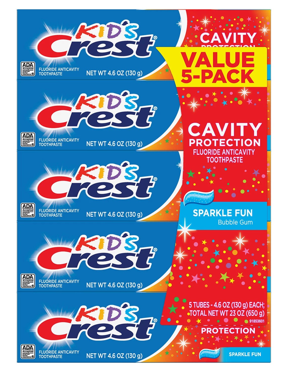 Sam's Club Instant Savings: 5-Count 4.6-Oz Crest Kid's Toothpaste ...