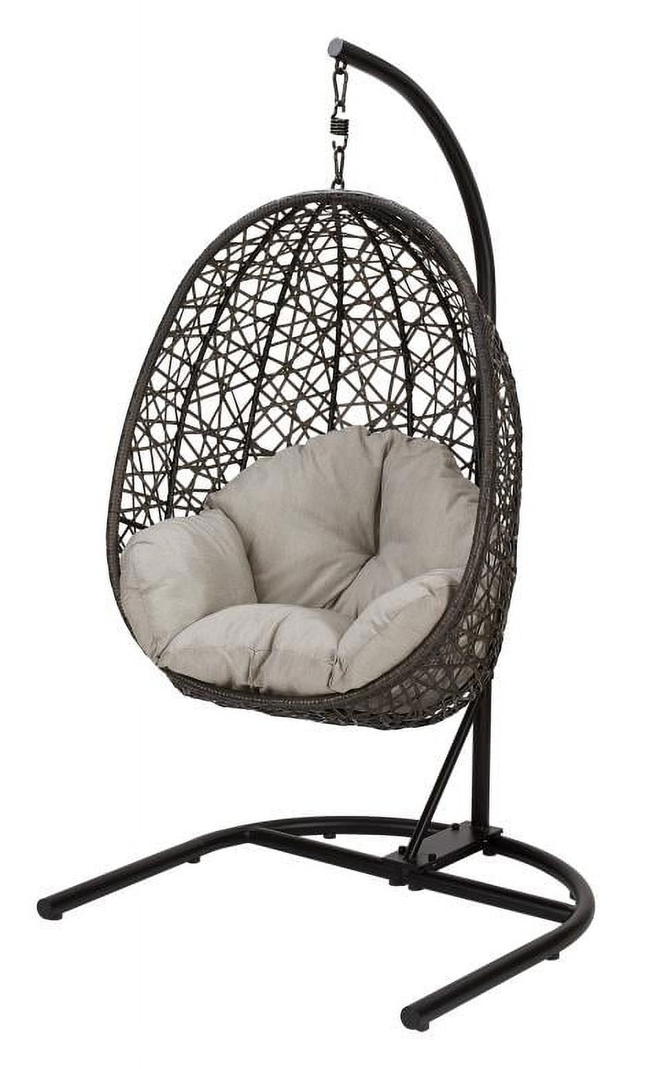 Better homes and gardens lantis outdoor wicker hanging chair with stand shop