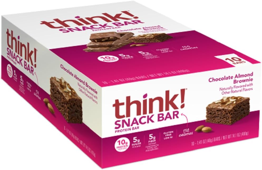 think! Protein Bars with Chicory Root for Fiber, Digestive Support ...