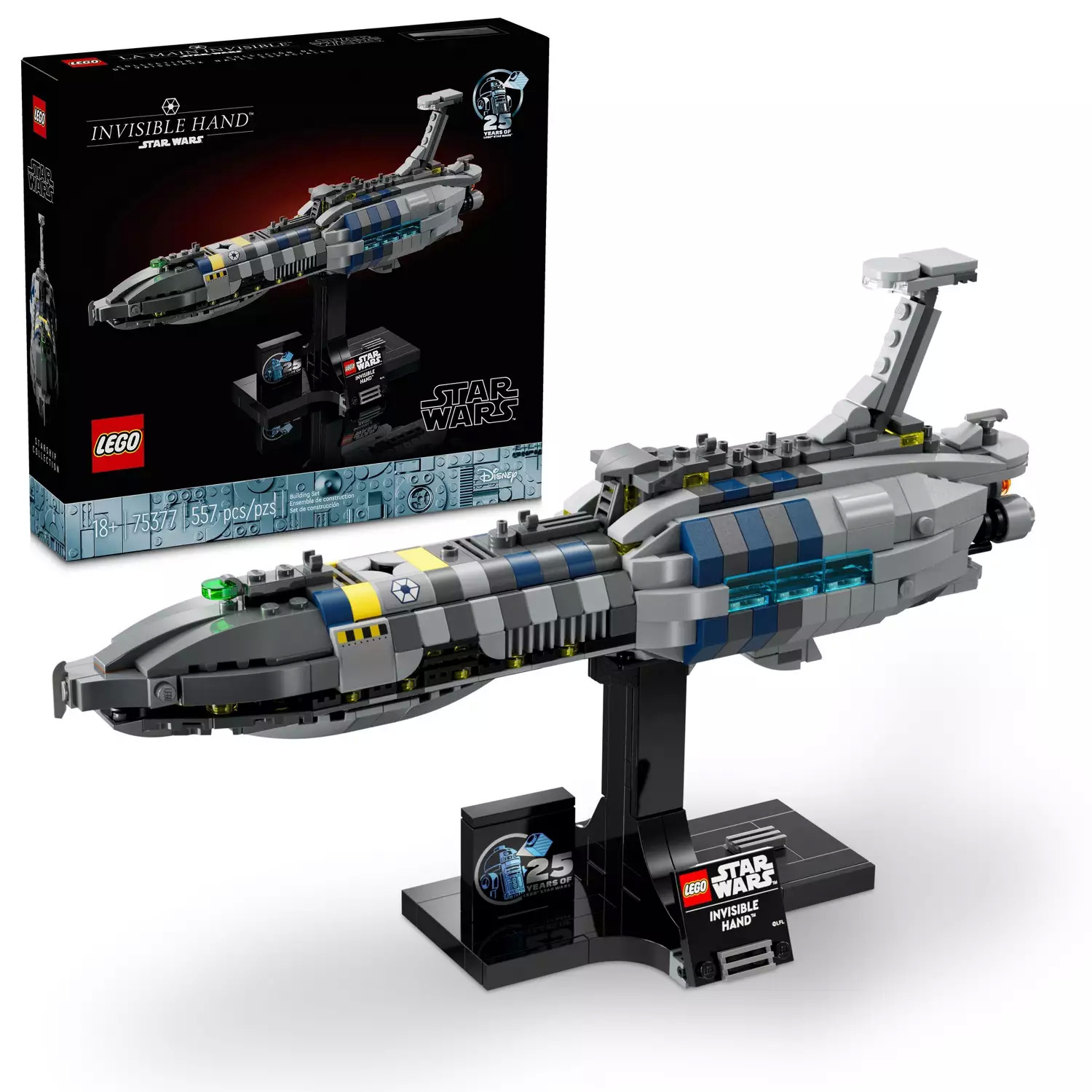 LEGO Star Wars Invisible Hand 25th Anniversary Building Set 75377 - $29.99
