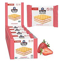 Amazon.com: Rip Van Strawberry Keto Wafer Cookies - Healthy Vegan Snacks - Non GMO, Low Sugar (1g), Low Calorie - 16 Count : Grocery & Gourmet Food