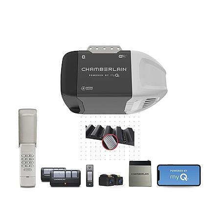 Chamberlain ½ HP B2215T Belt Drive Garage Door Opener with Wi-fi ...