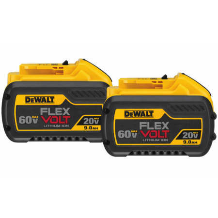 DEWALT FLEXVOLT 20V/60V MAX 9.0Ah Battery Pack TWO PACK DCB609-2 $229