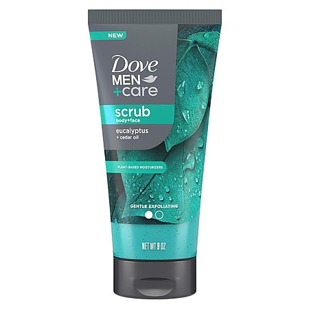 [S&S] $2.74: 9-Oz Dove Men+Care Eucalyptus Body and Face Scrub at Amazon