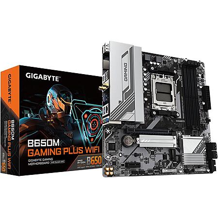 GIGABYTE B650M GAMING PLUS WIFI AM5 mATX Mobo + 32GB CORSAIR Vengeance RGB DDR5 6000 Kit @Newegg $140