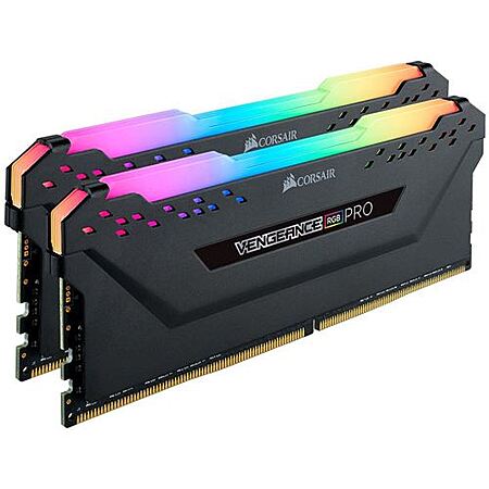 Micro Center: CORSAIR VENGEANCE RGB PRO 32GB (2x16GB) DDR4 3200MHz CL16 RAM - Black $59.99