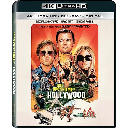 Once Upon A Time in Hollywood 4K UHD Disc Blu Ray + Digital Code $ 12 after coupon at Amazon