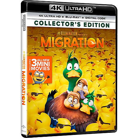 Migration (2023) (4K Ultra HD + Blu-ray + Digital Copy) $13.99 Free Shipping Walmart.com