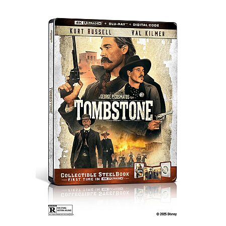 Tombstone - UHD/BD Combo + Digital + Steelbook $37.45 Amazon