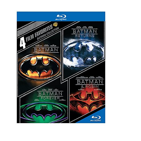 4 Film Favorites: Batman Collection (Batman / Batman Returns / Batman Forever / Batman & Robin) [Blu-ray] $10.99 Amazon