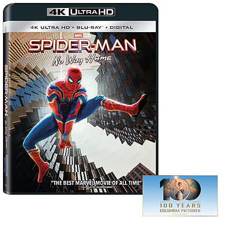 Still Available Spider-Man: No Way Home - 4K + Blu-ray + Digital $15.39 with Coupon YMMV maybe account specific or region specific Amazon.com