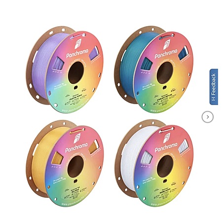 Costco Members: 4-Pk Polymaker 1kg 1.75mm PLA 3D Printer Filament Colorful Bundle