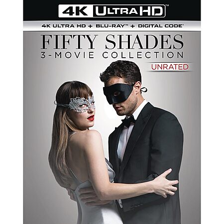 Fifty Shades: 3-Movie Collection [4K UHD + Blu-ray + Digital] $26.49 Amazon.com