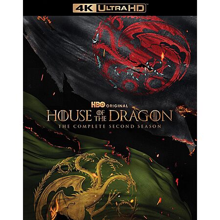 House of the Dragon: The Complete Second Season (4K Ultra HD) $19.99 Amazon.com