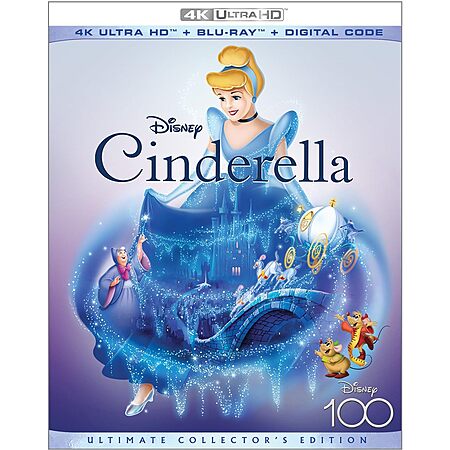 Cinderella Ultimate Collectors Edition 4K UHD + Blu Ray + Digital $19.65 Amazon.com
