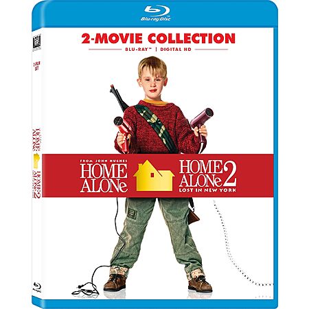 Home Alone 1 & 2 Blu Ray + Digital $12.85 Amazon.com