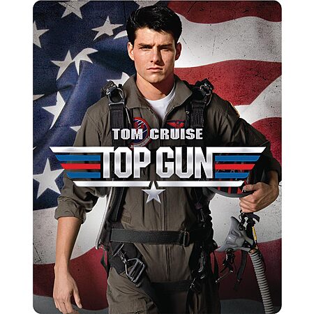 Top Gun 40th Anniversary Limited Edition SteelBook (4K UHD + Blu-ray) $23 