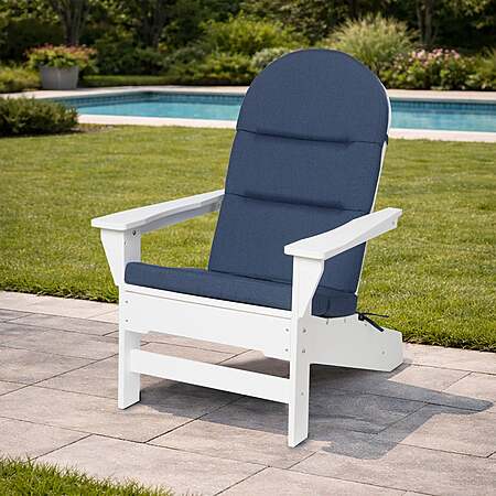 Adirondack Cushion for Long Beach POLYWOOD Chairs, 2-pack $119.99 Blue or Gray free Shipping Costco.com