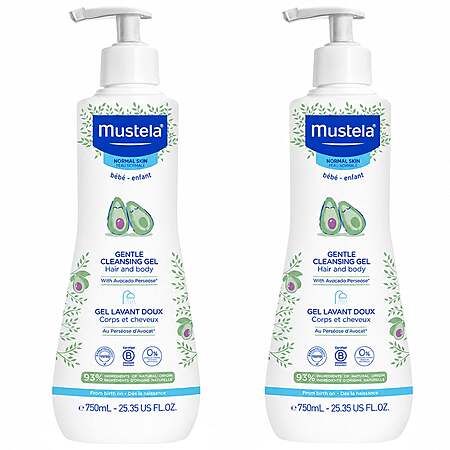 Mustela Baby Gentle Cleansing Gel - Baby Hair & Body Wash $25.99 free shipping Costco.com