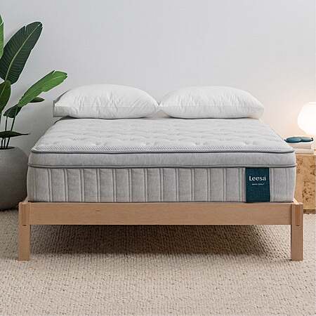 Leesa Oasis Chill 13.5" Euro Top Medium Firm Hybrid Mattress from $599.99 Full, Queen or King Free Delivery Costco.com