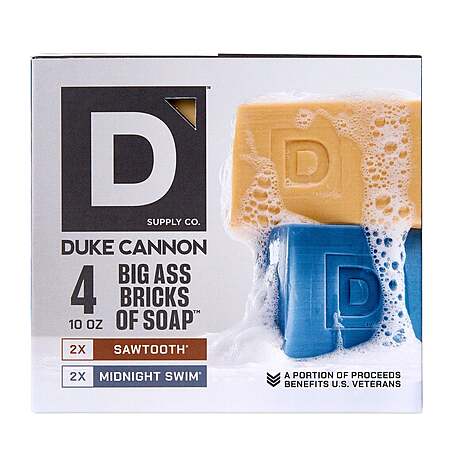 Duke Cannon Supply Co. Big Ass Brick of Soap for Men, 10 oz, 4-pack $17.99 Free Shipping Costco.com
