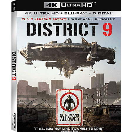 District 9 (4K Ultra HD + Blu-ray + Digital) $15 + Free S/H
