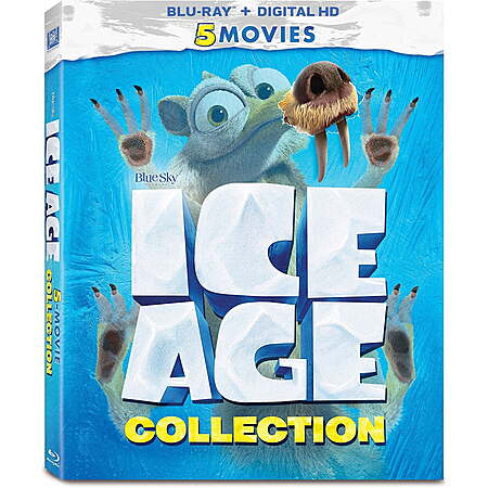 Ice Age Collection (5 Movies) (Blu-ray + Digital) $18.53 Walmart.com