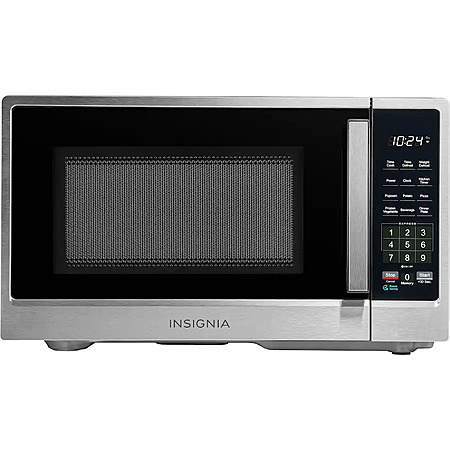 Insignia™ - .9 Cu. Ft. Compact Countertop Microwave - Stainless Steel $69.99 Bestbuy.com