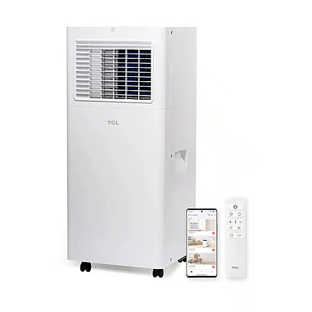 TCL - 250 Sq. Ft. 6,000 BTU Smart Portable Air Conditioner 3-in-1 with AC, Fan & Dehumidifier - White $229.99 Bestbuy.com