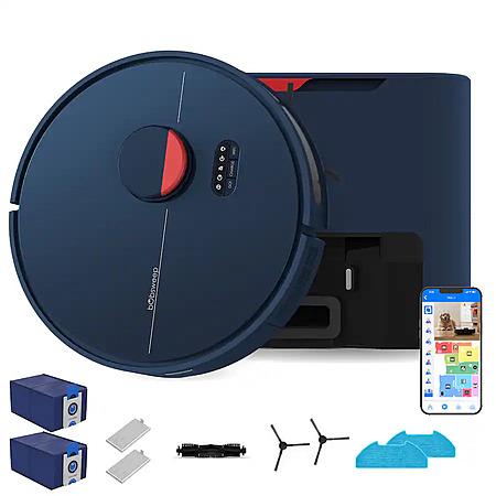 bObsweep - Dustin Robot Vacuum & Mop, Auto-Empty Odor Control Dock with 1 Gal Capacity, Privacy Focused U.S. Software - Original Version in Navy $149.99 Bestbuy.com