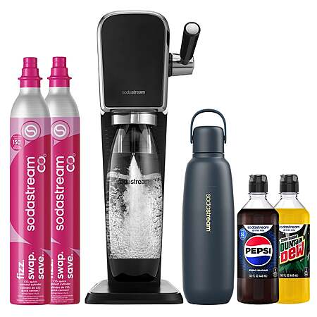 SodaStream Art Sparkling Water Maker Bundle $69.99 Black, Gold, Red, or White free Shipping Costco.com