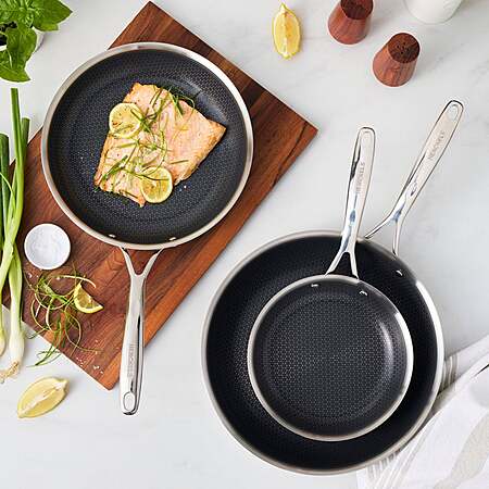 Today Only 09/97 Henckels Paradigm Ceramic 3-piece Fry Pan Set $79.99 Free shipping Costco.com