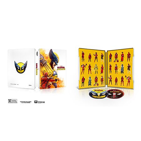 Deadpool & Wolverine Steelbook - 4K + Blu-ray + Digital $42.99 Regular Case $31.53 Amazon.com