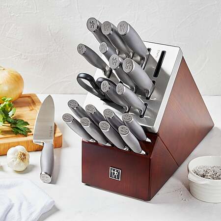 Henckels Modernist 20-piece Self-Sharpening Knife Block Set $199.99 Free shipping Costco.com