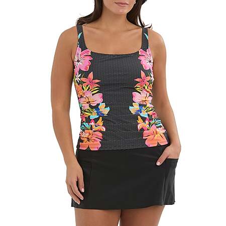 Ellen Tracy Women's Tankini Set Black or Navy $17.99 Free Shipping Costco.com Qualifies for Buy More Save More